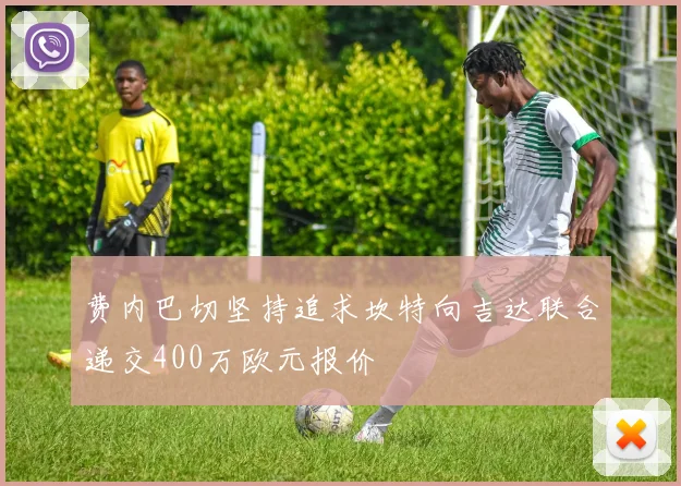 费内巴切坚持追求坎特向吉达联合递交400万欧元报价