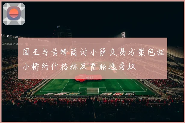 国王与黄蜂商讨小萨交易方案包括小桥约什格林及首轮选秀权